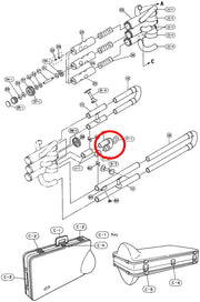 Yamaha Euphonium 2nd Valve Slide Assembly EP621S