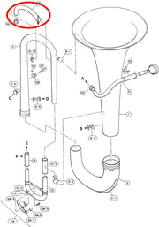 Yamaha Euphonium Hand Rest Assembly EP642