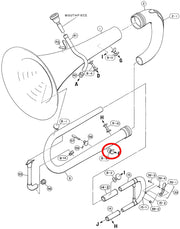 Yamaha Euphonium Branch to 4th Valve Auxiliary Slide No. 2 Brace