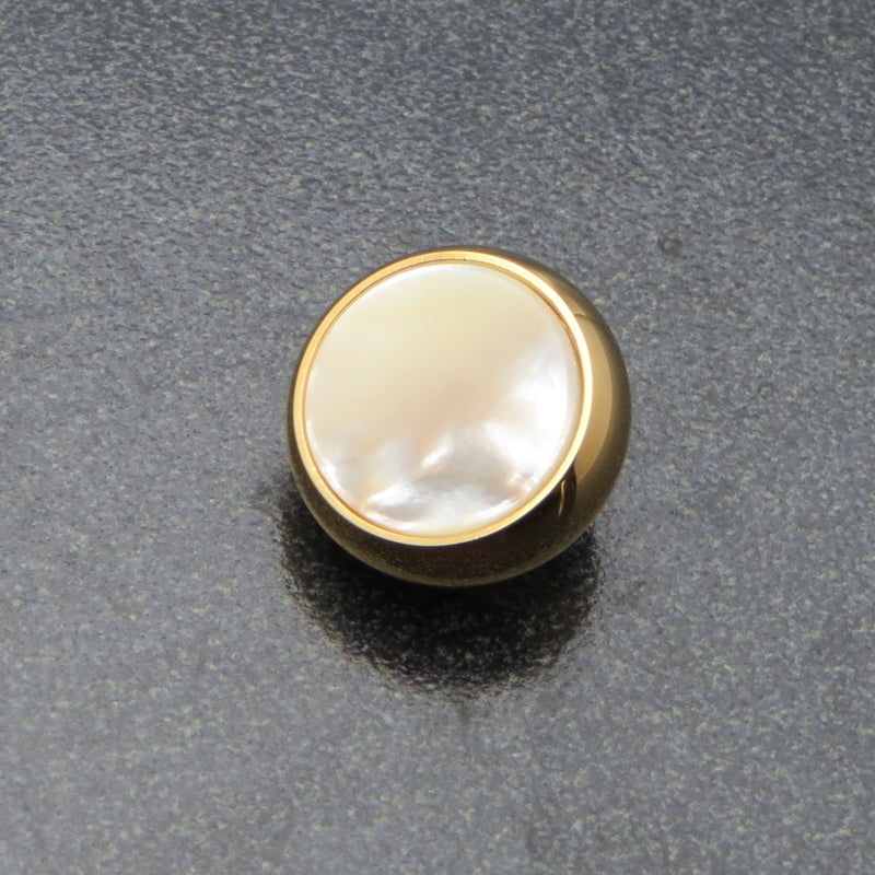 Yamaha Euphonium Valve Button with Pearl (1) Gold Plated EP842S