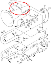 Yamaha Tuba Mouthpipe Assembly YBB105 VAT95600