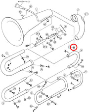Yamaha Tuba Bow to 2nd Branch Brace YBB105