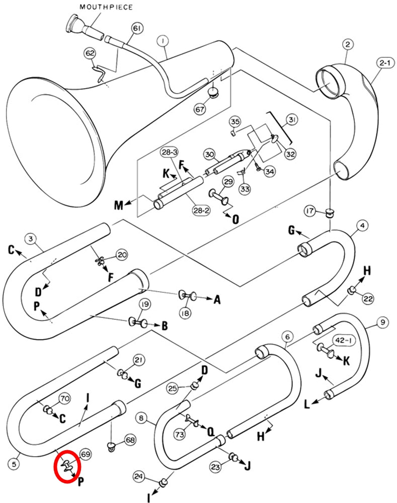 Yamaha Tuba Brace 2 YBB105