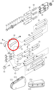 Yamaha Tuba Valve Auxiliary Tube 6 YBB105