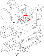 Yamaha Tuba Tuning Slide Assembly YBB105S ZP926500