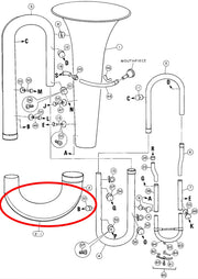Yamaha Tuba Bow Guard BB201(2)