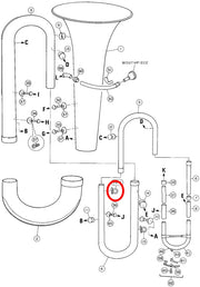 Yamaha Tuba Strap Ring 2 BB631S