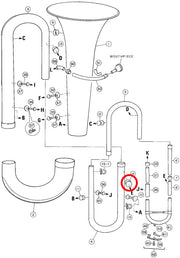 Yamaha Tuba Brace 6 BB201S(3) H1030761