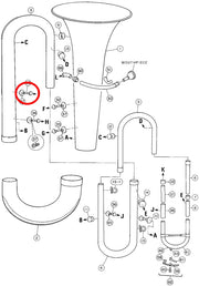 Yamaha Tuba Brace 10 BB201S(2) W3999900