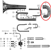Yamaha Tuba Bow Assembly BB201S(2)