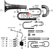 Yamaha Tuba 1st Branch to 3rd Branch Brace BB321(2)