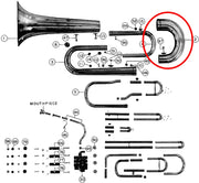 Yamaha Tuba Bow Assembly BB321(2) W4020111