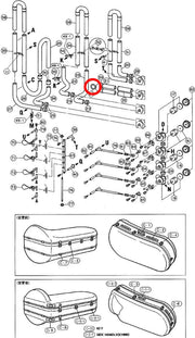 Yamaha Tuba 2nd Valve Slide Pull Ring BB641(2) H2131200