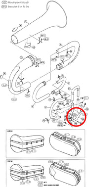 Yamaha Tuba Tuning Auxiliary Tube BB641(2) ZN215900