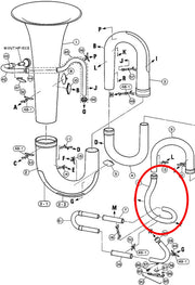 Yamaha Tuba 4th Branch Assembly BB641(2)