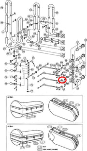 Yamaha Tuba 3rd & 4th Rotary Stop Arm BB641(2)