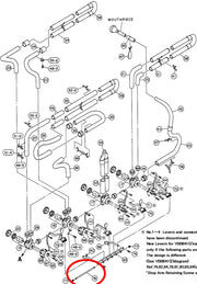 Yamaha Tuba Lever Support Shaft BB641
