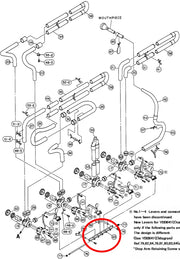 Yamaha Tuba Lever Holder BB641 W4117600