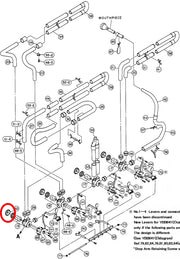 Yamaha Tuba Rotary Valve Cap (1) BB641(2)