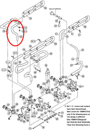 Yamaha Tuba 3rd Valve Auxiliary Slide No. 1 BB641