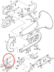 Yamaha Tuba Tuning Slide Assembly CB621