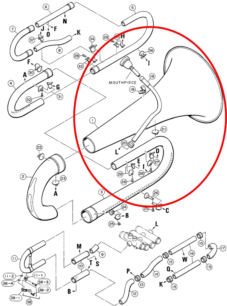 Yamaha Tuba Bell CB621 W4347800