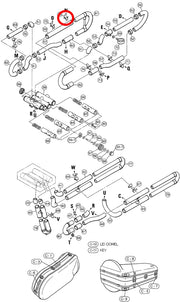 Yamaha Tuba 4th Valve Outside Slide to Connect Tube Brace 5