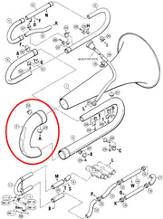 Yamaha Tuba Bow Assembly CB621