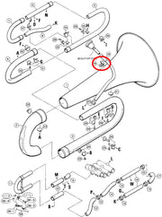 Yamaha Tuba Mouthpipe Buffing Brace CB621
