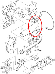 Yamaha Tuba Mouthpipe Assembly BB621S VCG16600