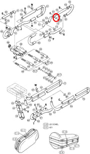 Yamaha Tuba Adjusting Nut M5P0.8 CB621S