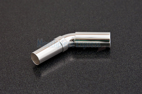 Yamaha Sousaphone Neck YSH301S/411S Tuning Bit Assembly (45 Degree Upper Bit), Silver Plated