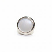 Jupiter Trumpet Finger Button with Pearl (1), Silver Plated