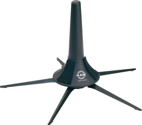 K&M 5 Leg Trumpet Stand, stores in the bell