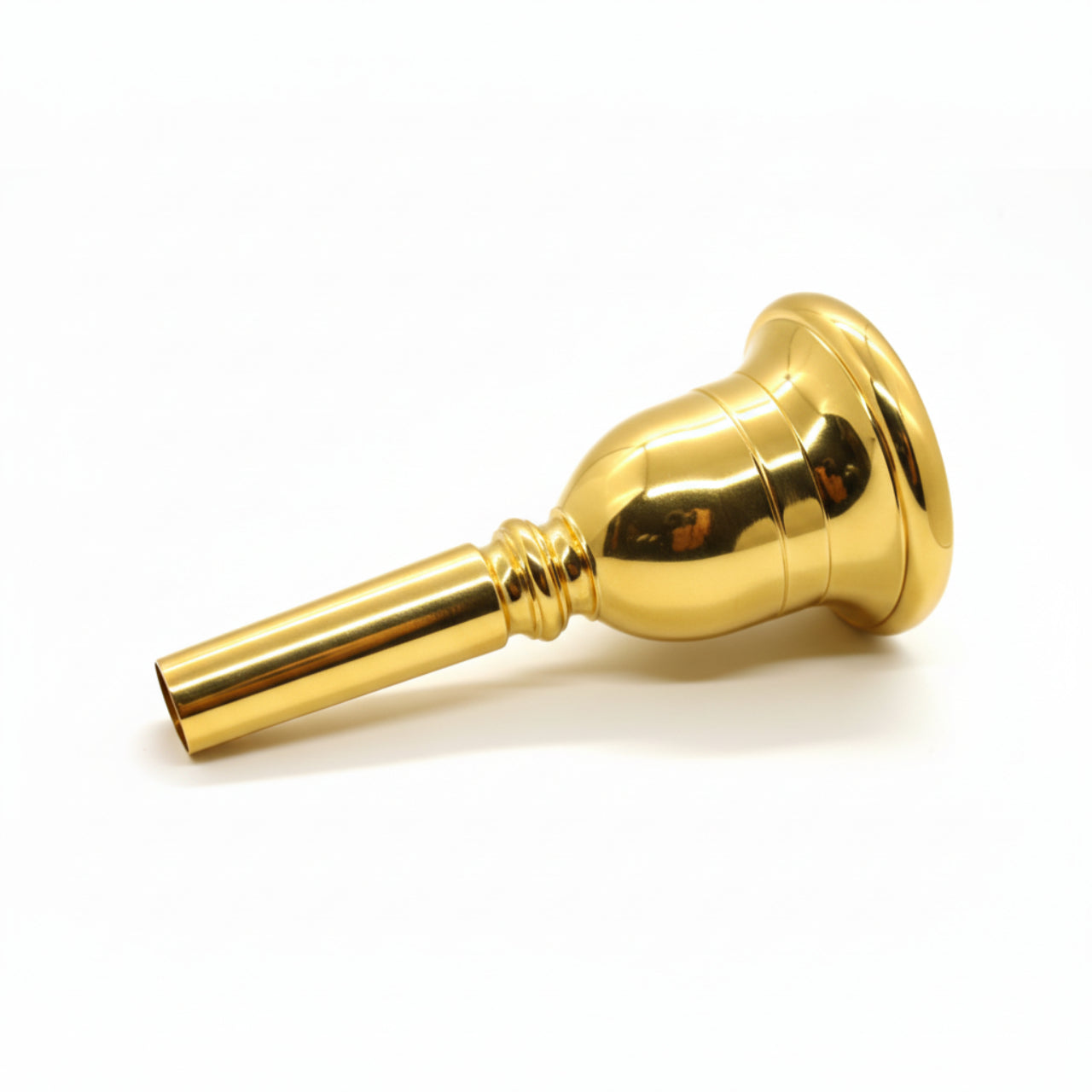 Laskey Tuba Mouthpiece American Shank Mid-Deep Funnel, gold plated