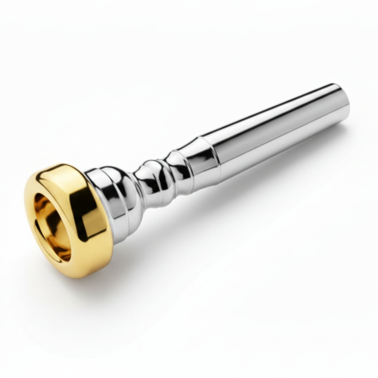 Laskey Trumpet Mouthpiece, Protege Series, gold plated rim