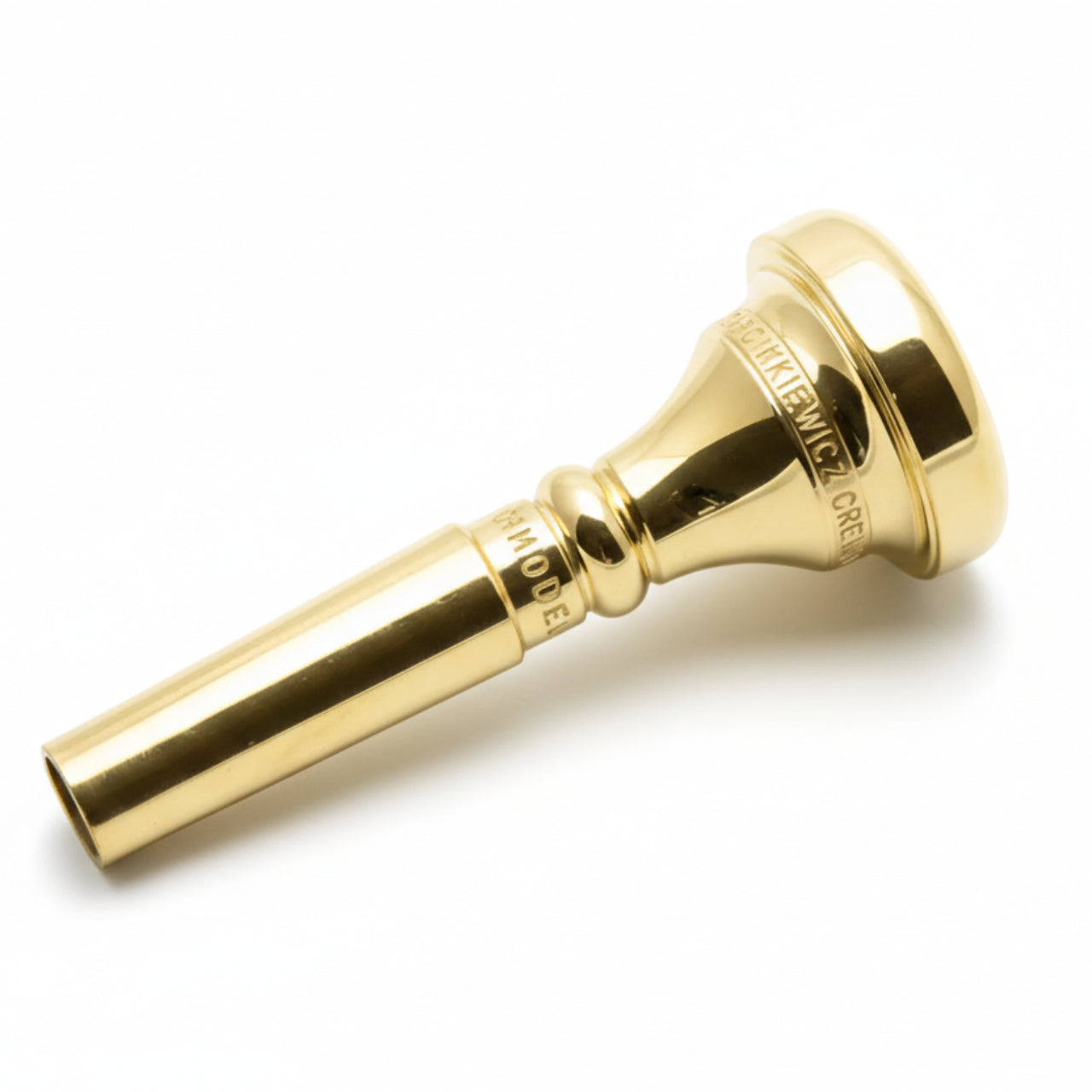 Marcinkiewicz flugelhorn mouthpiece with couesnon taper, gold plated