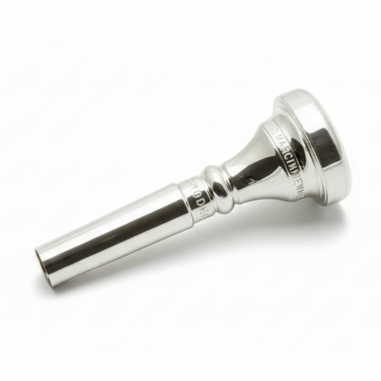Marcinkiewicz flugelhorn mouthpiece with couesnon taper, silver