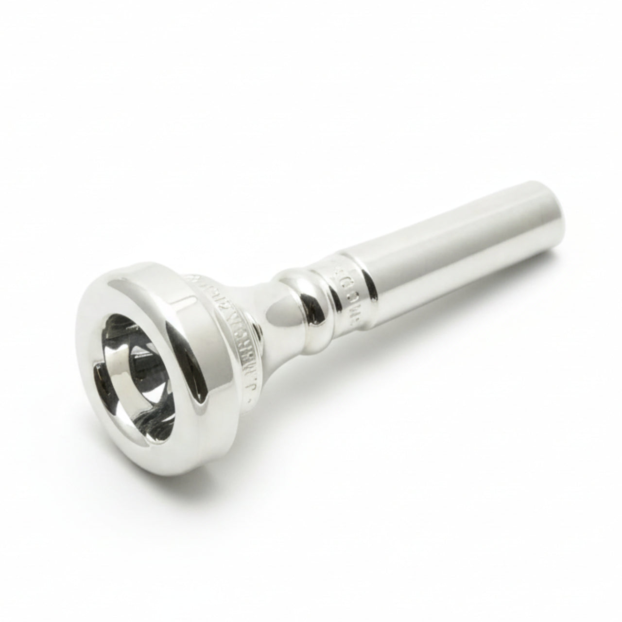 Marcinkiewicz flugelhorn mouthpiece with couesnon taper, silver