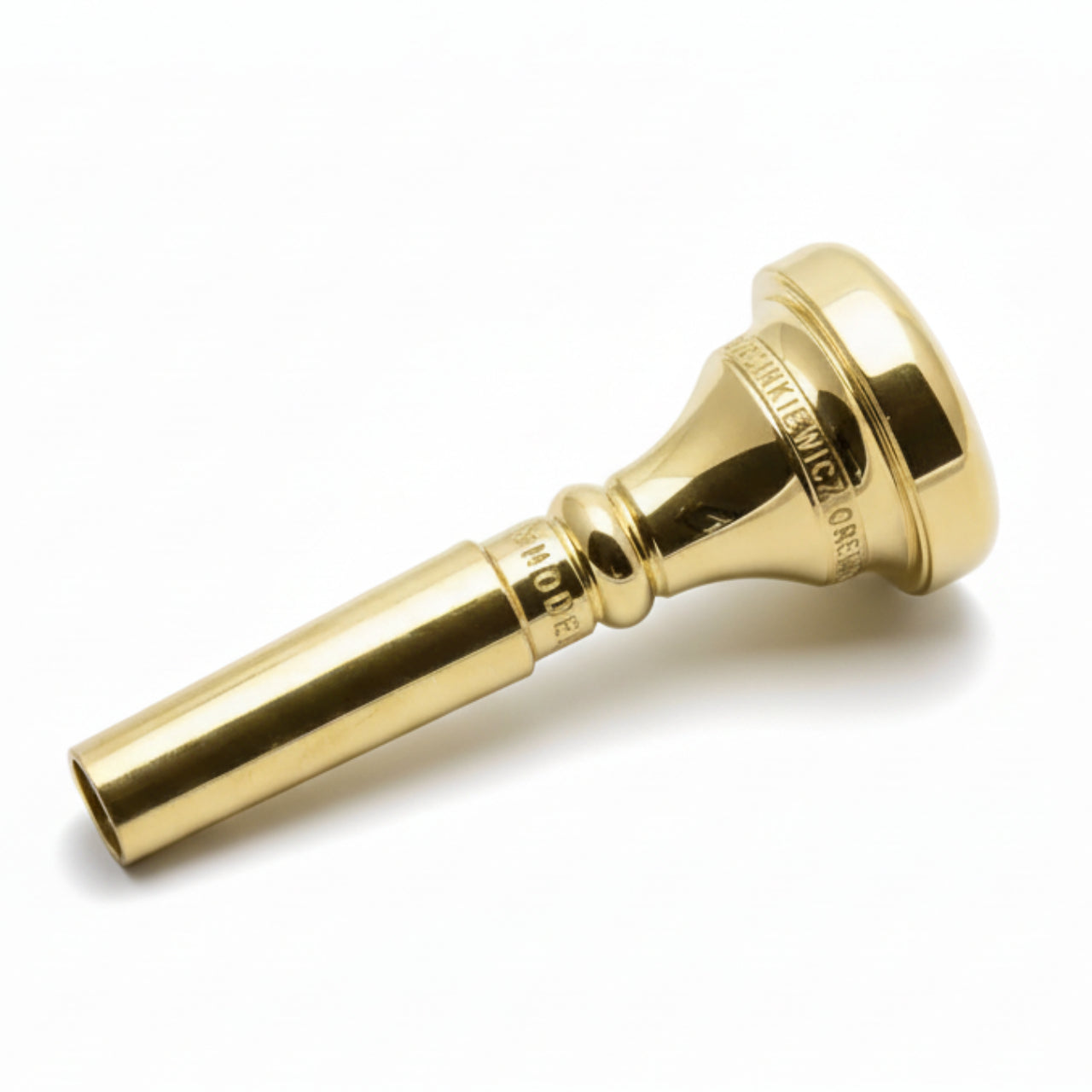 marcinkiewicz flugel horn mouthpiece with large morse taper, gold plated