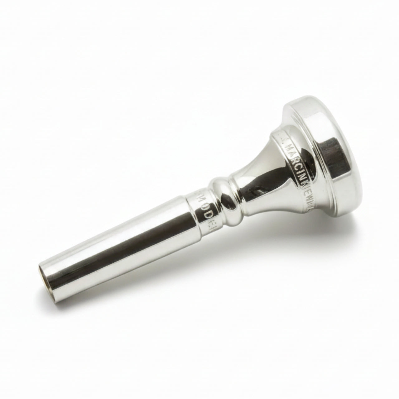 marcinkiewicz flugel horn mouthpiece with large morse taper, silver