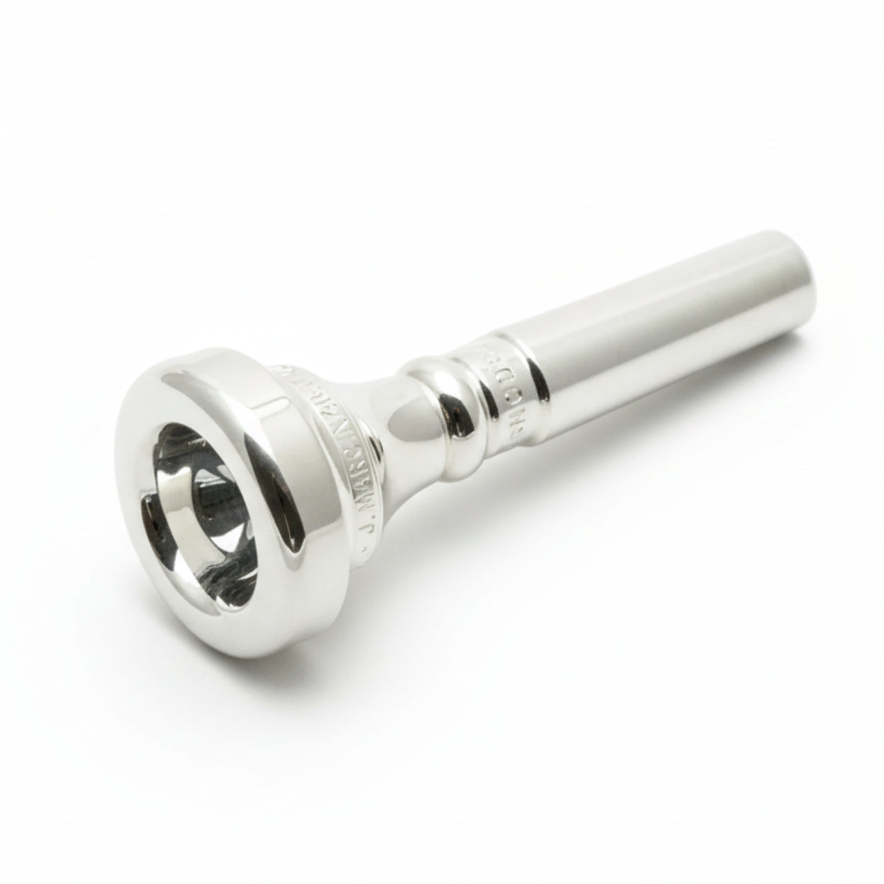 marcinkiewicz flugel horn mouthpiece with large morse taper, silver
