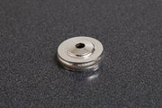 Conn/King Sousaphone Bottom Valve Cap, Silver & Satin Silver Horns