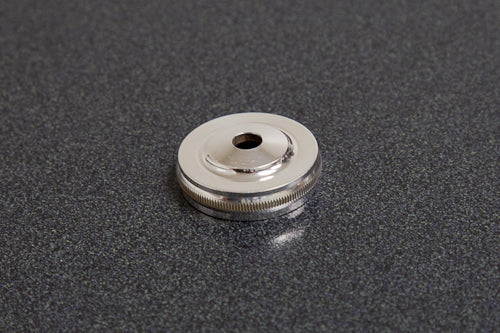 Conn/King Sousaphone Bottom Valve Cap, Silver & Satin Silver Horns