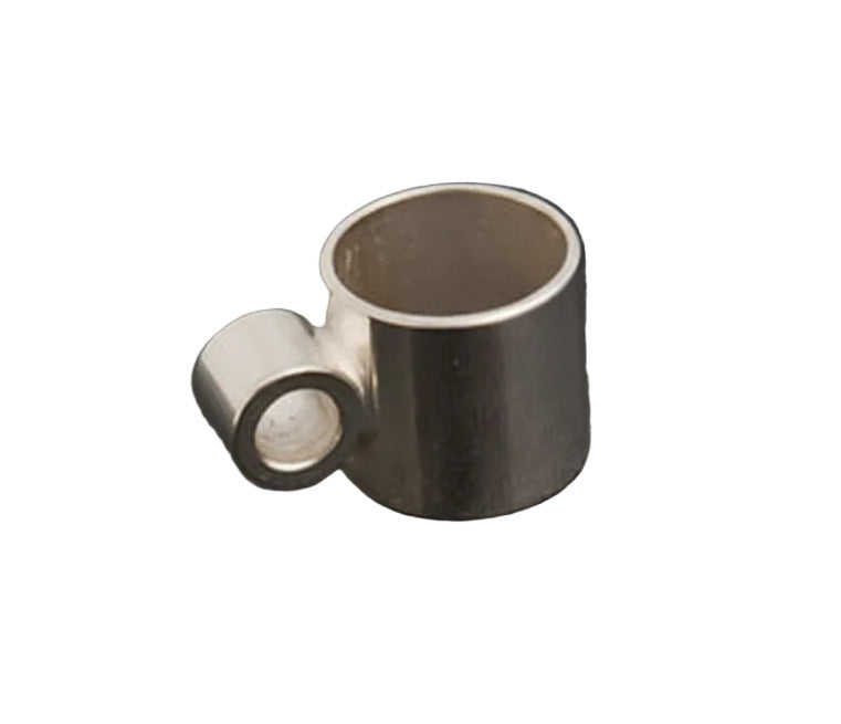 Conn / King Sousaphone Gooseneck Brace Ferrule Assembly, Silver Plated