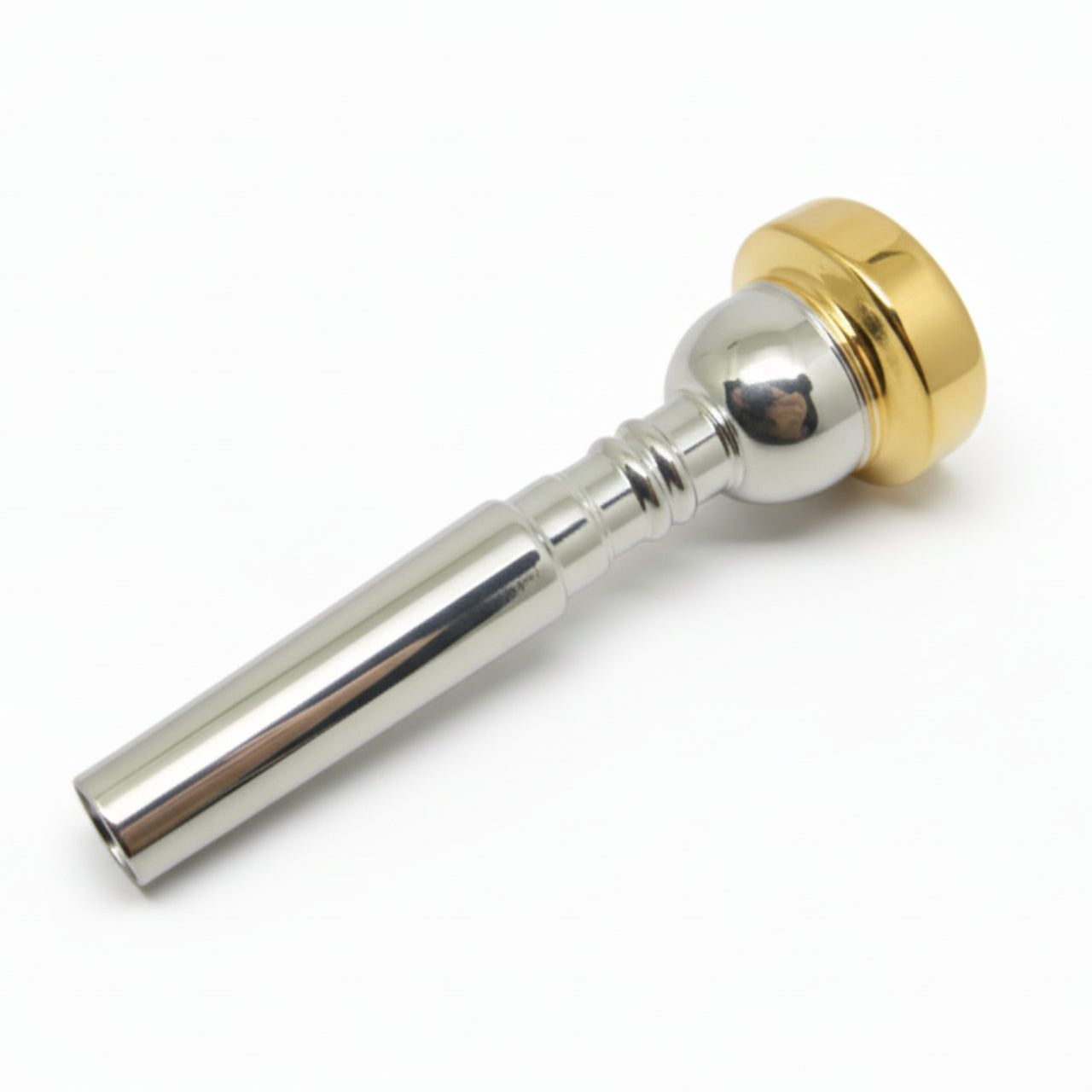 S.E. Shires American Classic Trumpet Mouthpiece, gold plated rim