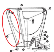 Ludwig Timpani | Standard Symphony | Strut Assembly for 20” Drum P3301A