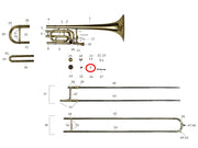 Prelude Tenor Trombone with F Attachment Stop Arm Screw
