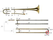 Conn Tenor Trombone Water Key Spring