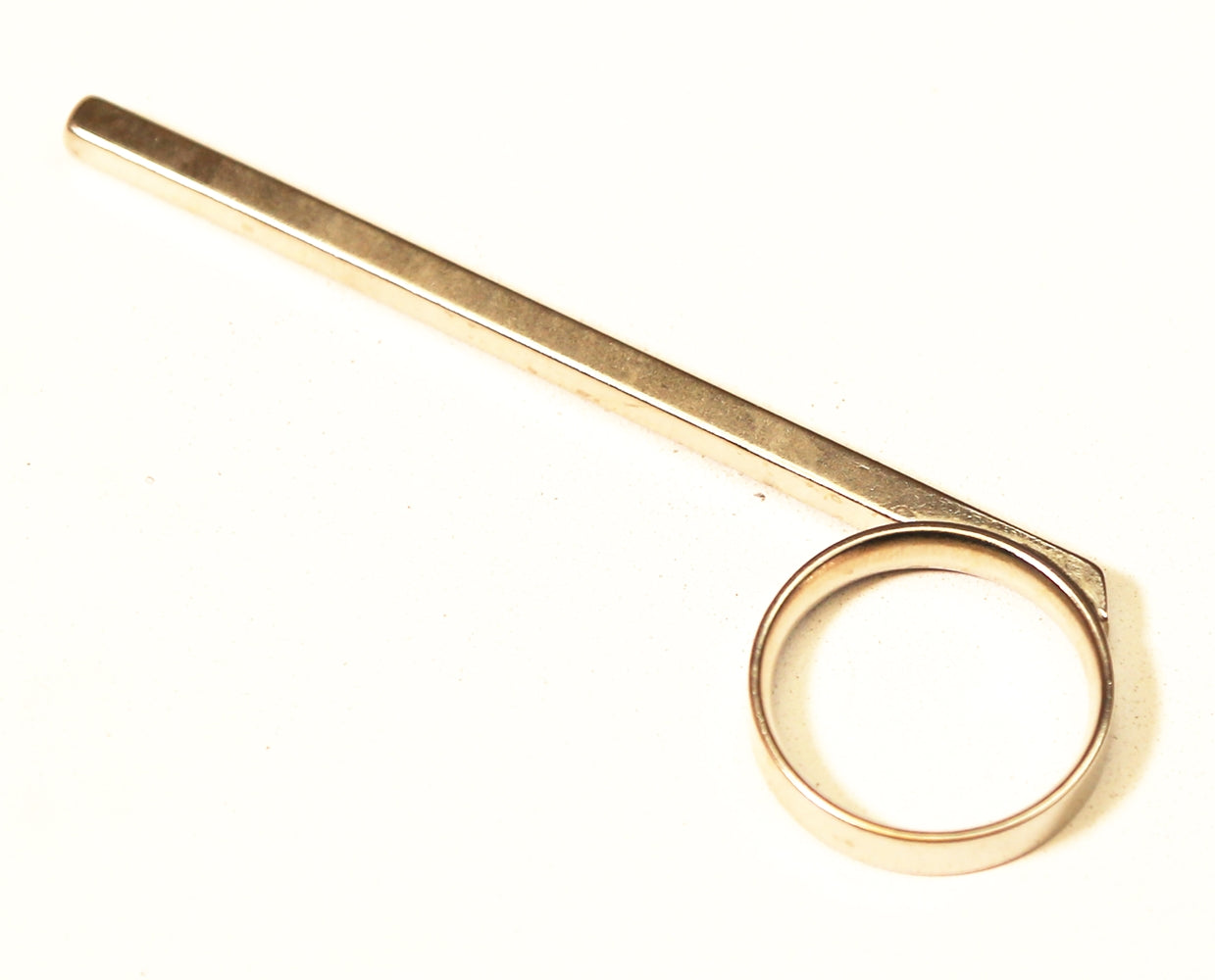 Bach/Conn/King Cornet, Marching Baritone, and Trumpet Finger Ring, Nickel Plated